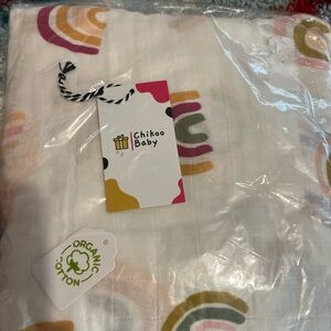 Boho Baby Blanket Soft Newborn Rainbow Wrap Organic Bamboo Cotton Muslin Swaddle